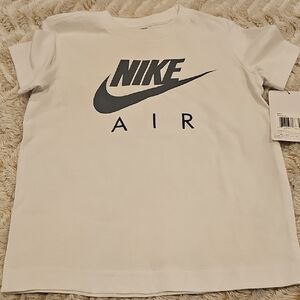 Nike Kids White and Gray Air T-Shirt